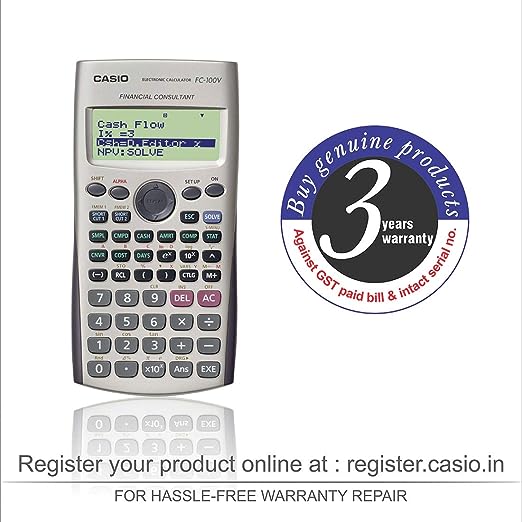 Casio fc 100v outlet financial consultant