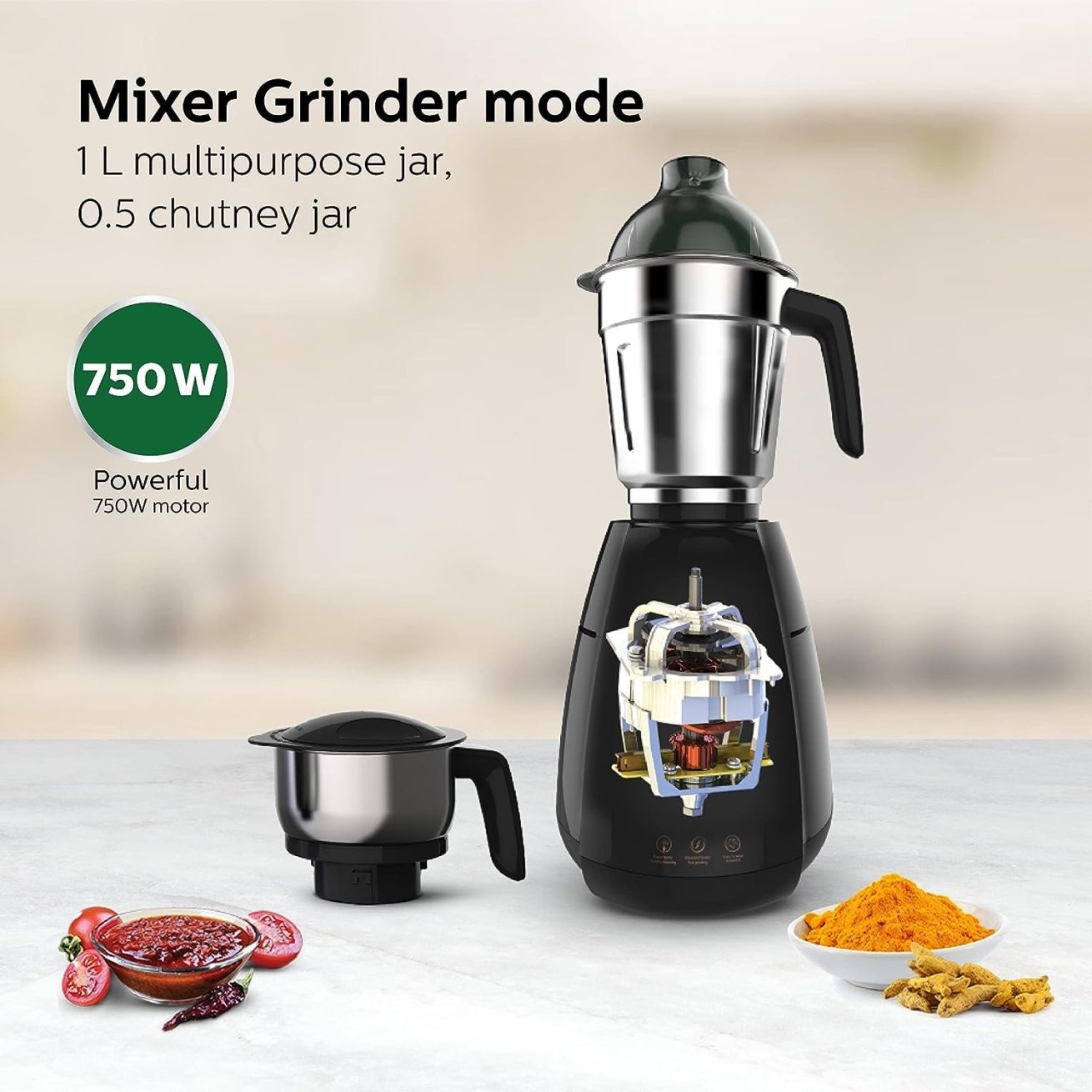 750 watt clearance mixer grinder juicer