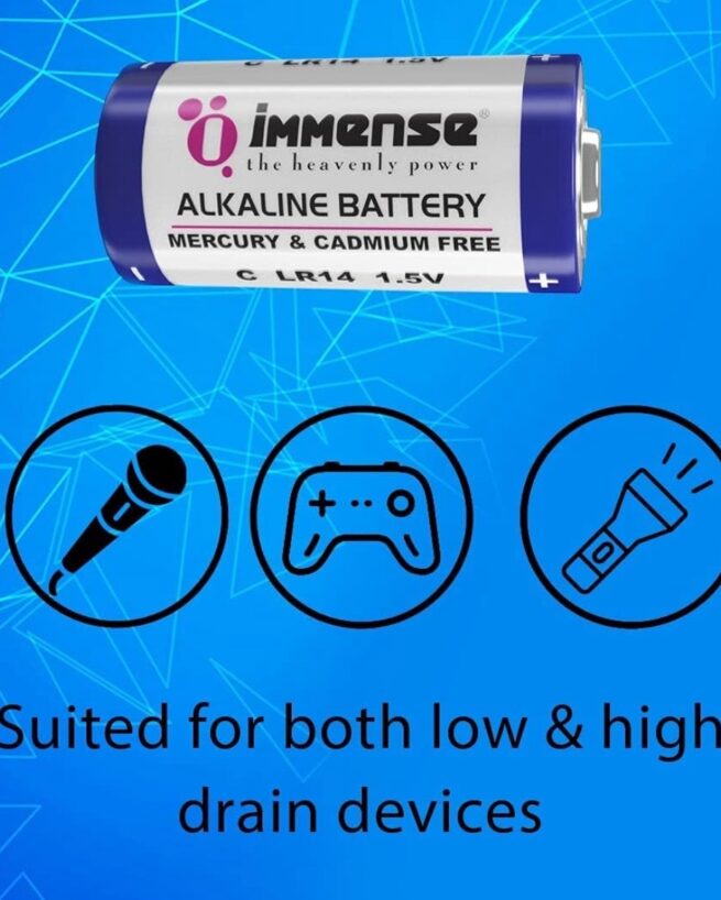 Immense Power C Battery | LR14 | Ultra Digital | alkaline battery | 1 ...