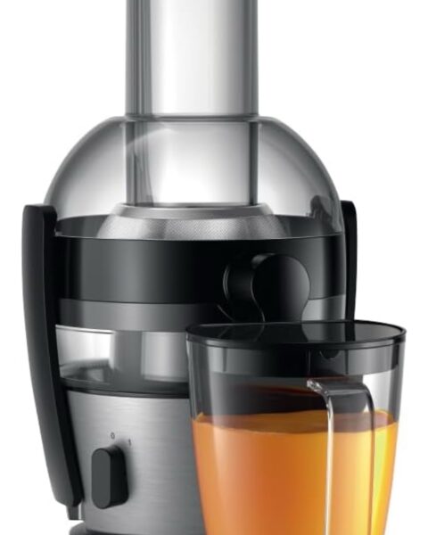 Philips Viva Collection HR1863/20 2-Litre Juicer (Black/Silver)