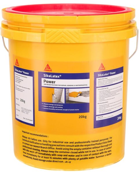 SIKA - SikaLatex Power - Concentrated multipurpose polymer for waterproofing and reparing mortars - 20kg