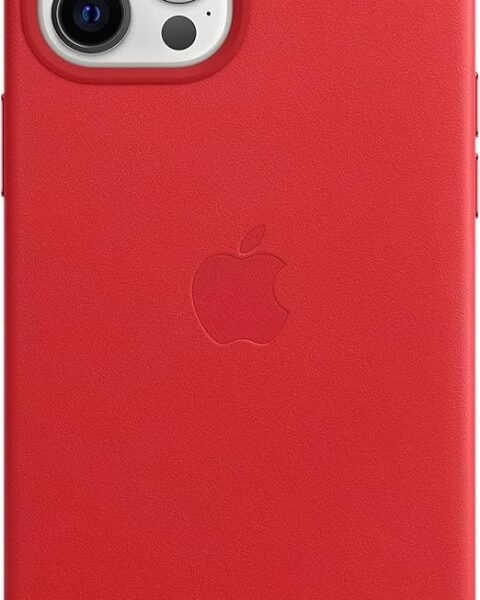 Apple iPhone 12 Pro Max Leather Case with MagSafe - (Product) RED